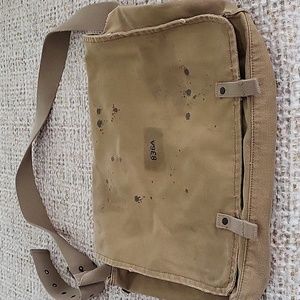 Large canvas messenger bag